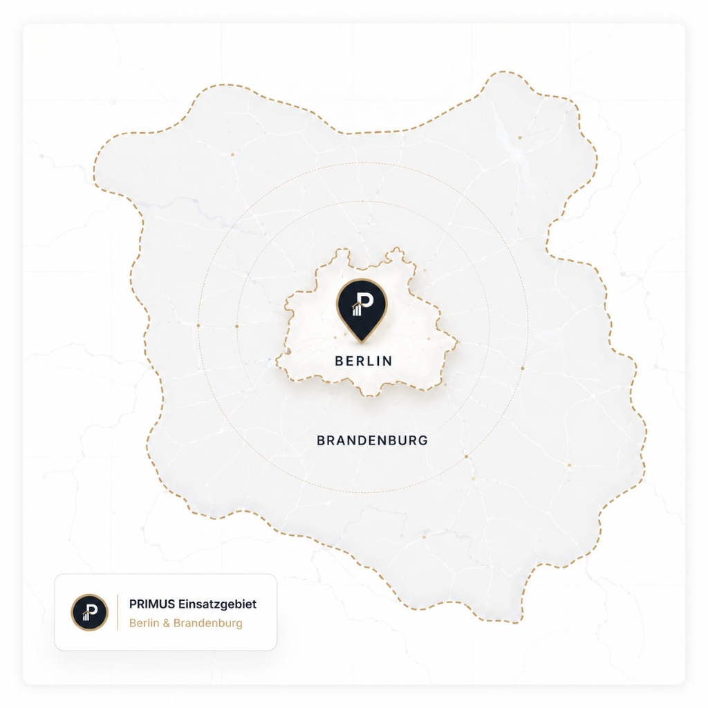 Einsatzgebiet PRIMUS Gebäudeservice - Berlin & Brandenburg